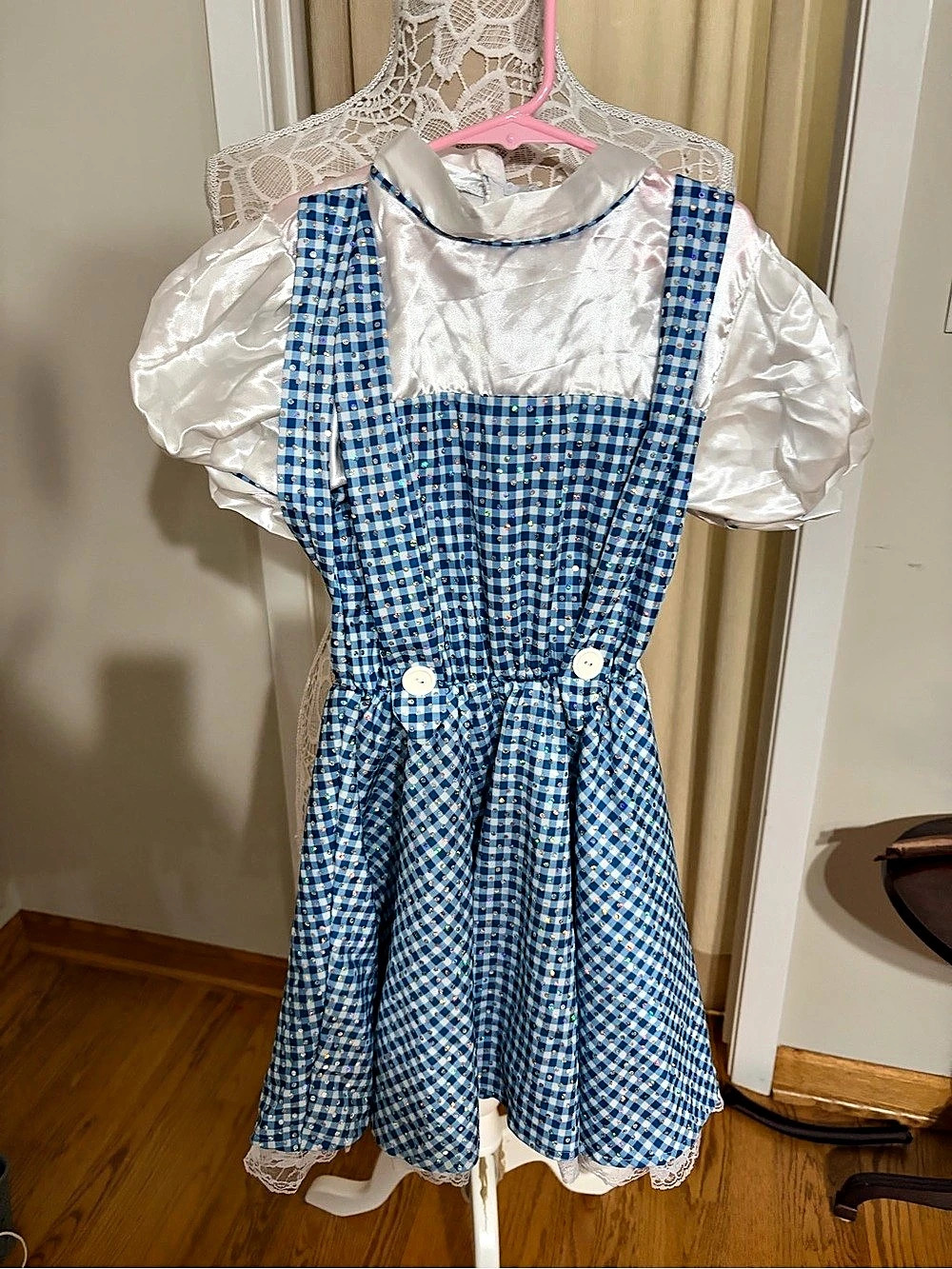 The Children's Place Girls Gingham Dress Size Medium